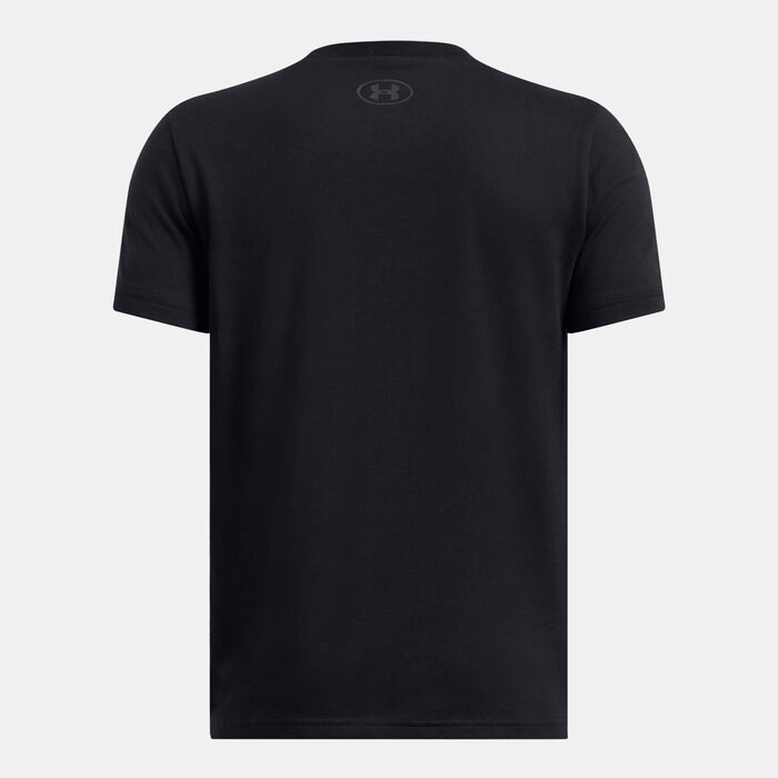 Under Armour Kids' Logo Graphic T-Shirt Black Under Armour Kids' Logo Graphic T-Shirt Black image number 1