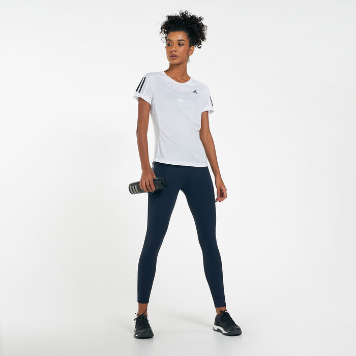 adidas Women's Own the Run T-Shirt White adidas Women's Own the Run T-Shirt White image number 2