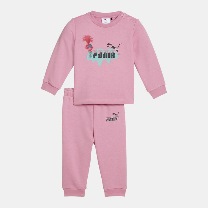 PUMA Kids' x Trolls Minicat Sweatshirt and Sweatpants Set Pink PUMA Kids' x Trolls Minicat Sweatshirt and Sweatpants Set Pink image number 0