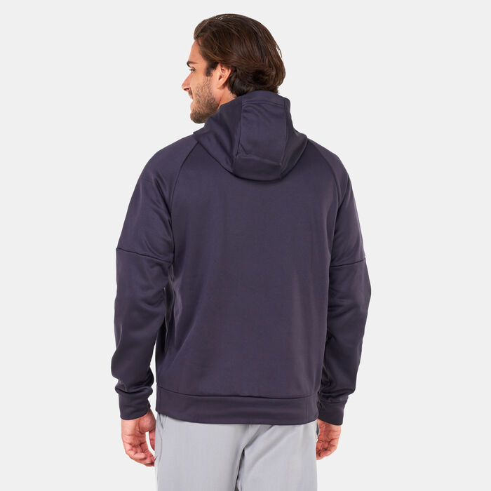 Nike Men's Therma-FIT Swoosh Pullover Fitness Hoodie Purple Nike Men's Therma-FIT Swoosh Pullover Fitness Hoodie Purple image number 1