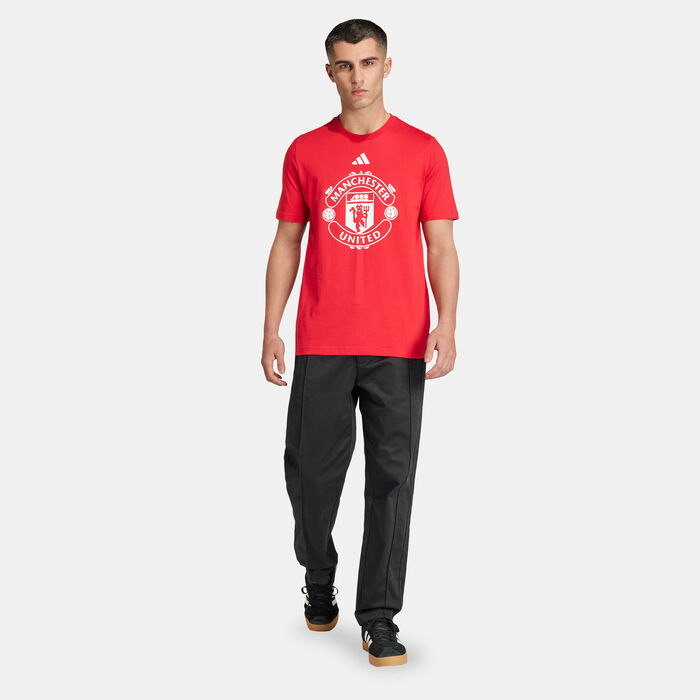 adidas Men's Manchester United DNA Graphic T-Shirt Red adidas Men's Manchester United DNA Graphic T-Shirt Red image number 2