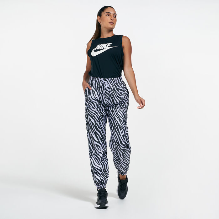 Nike Women's Sportswear Icon Clash Sweatpants Purple Nike Women's Sportswear Icon Clash Sweatpants Purple image number 2