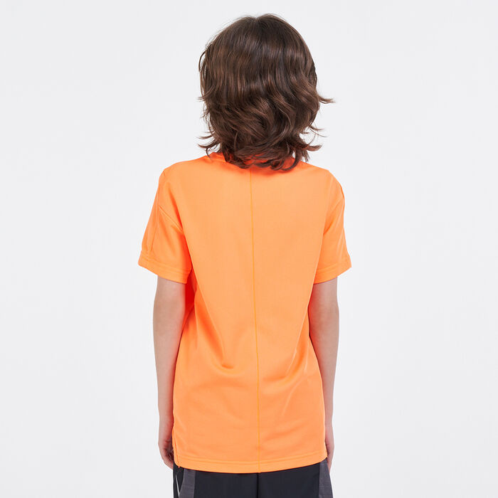 Nike Kids' Dri-FIT Breathe T-Shirt Orange Nike Kids' Dri-FIT Breathe T-Shirt Orange image number 1