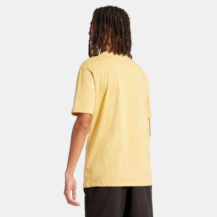 adidas Originals Men's Trefoil Essentials T-Shirt yellow adidas Originals Men's Trefoil Essentials T-Shirt yellow image number 1
