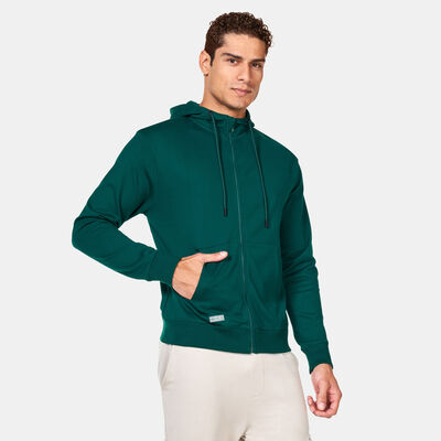 Sun and Sand Sports Men's Zipper Hoodie Green