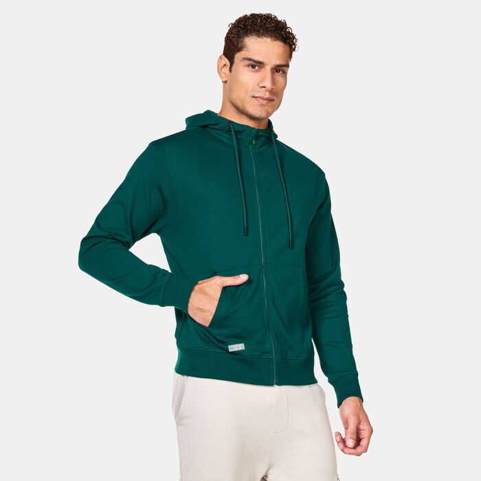 Sun and Sand Sports Men's Zipper Hoodie Green image number 0