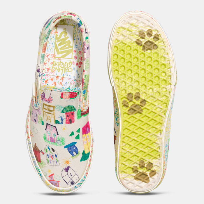 Vans Women's Vault x Collina Strada Classic Slip-On Shoes Multi image number 3