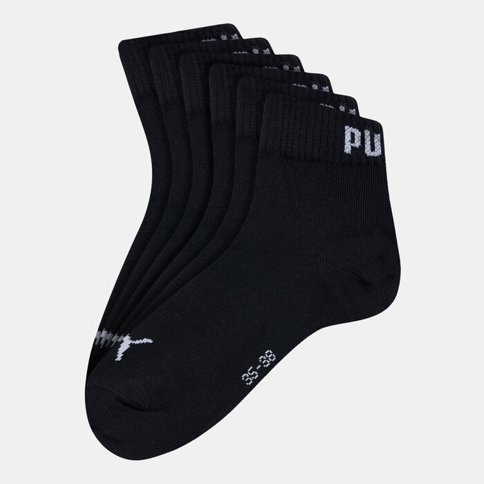 PUMA Plain Quarter Ankle Socks (3 Pack) Black image number 0