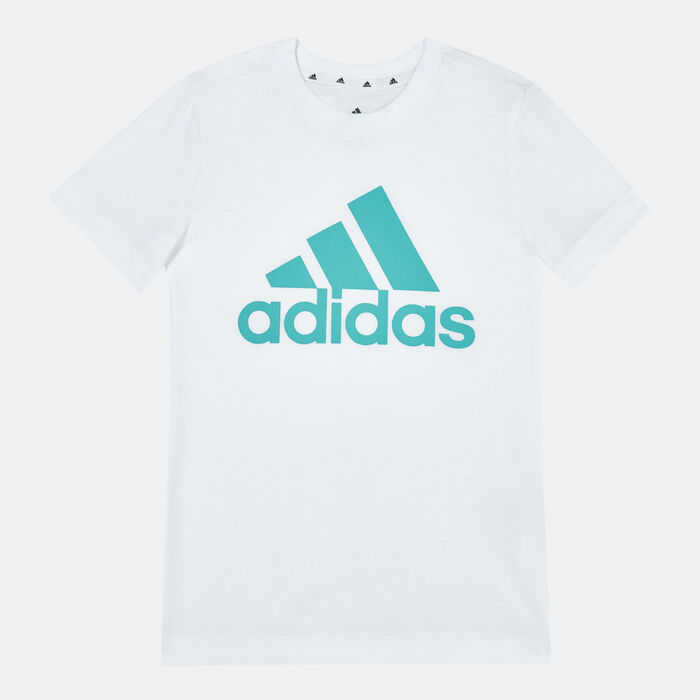 adidas Kids' Big Logo T-Shirt White adidas Kids' Big Logo T-Shirt White image number 0