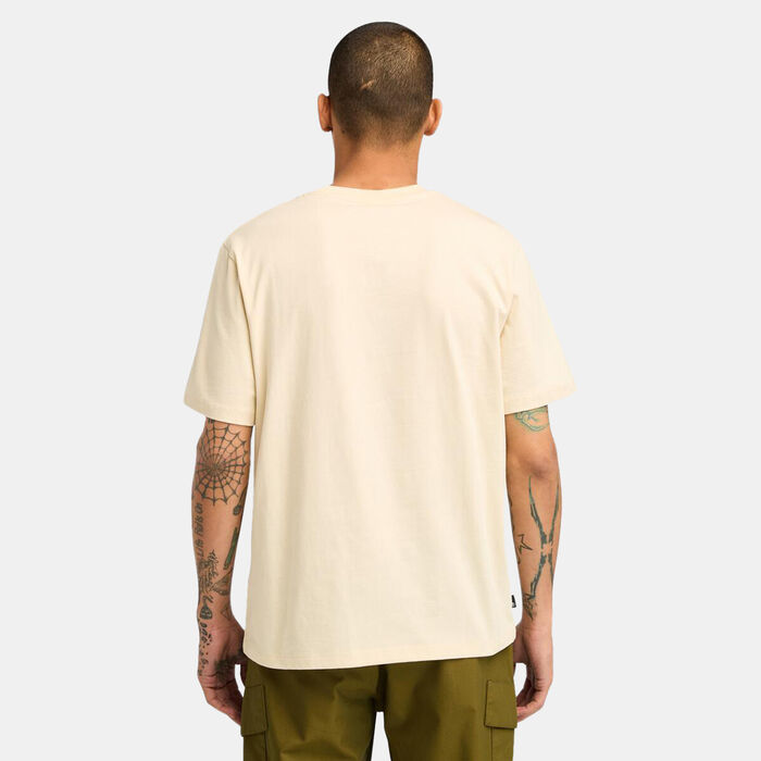 Timberland Men's Outdoor Inspired Graphic T-Shirt Beige image number 1