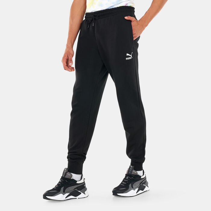 PUMA Men's Classics Cuffed Sweatpants Black PUMA Men's Classics Cuffed Sweatpants Black image number 0