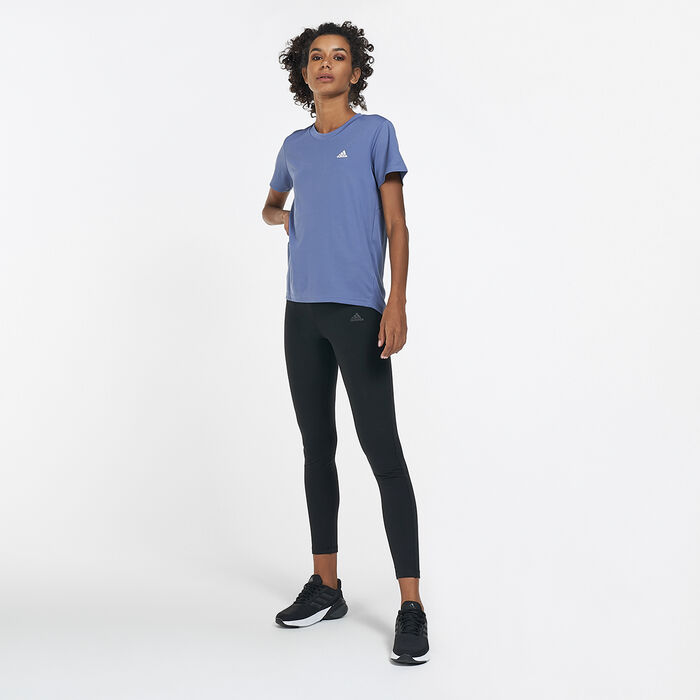 adidas Women's AEROREADY Designed 2 Move Sport T-Shirt Purple adidas Women's AEROREADY Designed 2 Move Sport T-Shirt Purple image number 2