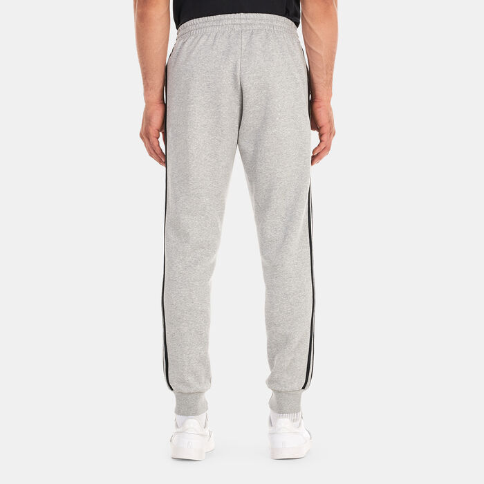 adidas Men's Essentials French Terry 3-Stripes Pants Black adidas Men's Essentials French Terry 3-Stripes Pants Black image number 1
