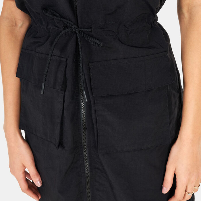 Timberland Women's Utility Hooded Dress Black Timberland Women's Utility Hooded Dress Black image number 2