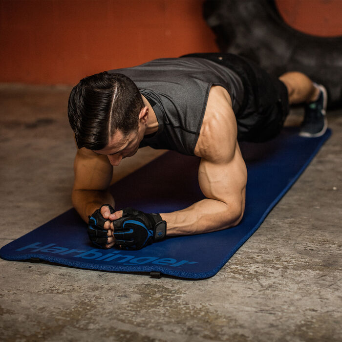 Harbinger Durafoam Antimicrobial Training Mat (16mm) Blue Harbinger Durafoam Antimicrobial Training Mat (16mm) Blue image number 1