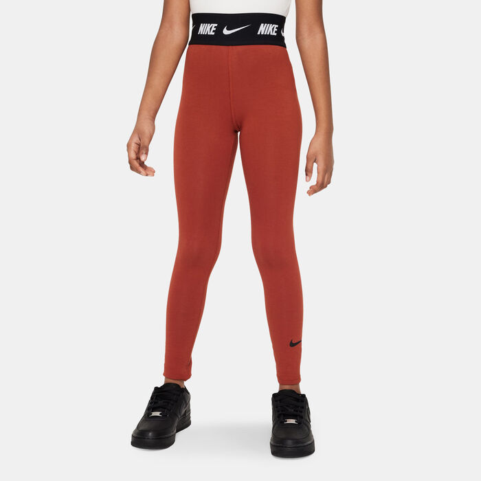 Nike Kids' Sportswear High-Rise Leggings (Older Kids) Brown Nike Kids' Sportswear High-Rise Leggings (Older Kids) Brown image number 0