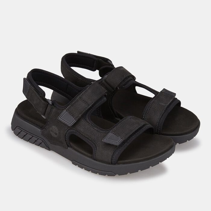 Timberland Men's Anchor Watch Back Strap Sandals Black Timberland Men's Anchor Watch Back Strap Sandals Black image number 1