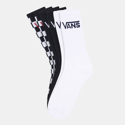 Vans Men's Classic Crew Socks (3 Pack) Black Vans Men's Classic Crew Socks (3 Pack) Black