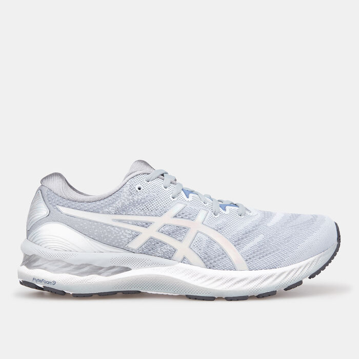 ASICS Men's GEL-NIMBUS 23 PLATINUM Shoe Grey ASICS Men's GEL-NIMBUS 23 PLATINUM Shoe Grey image number 0
