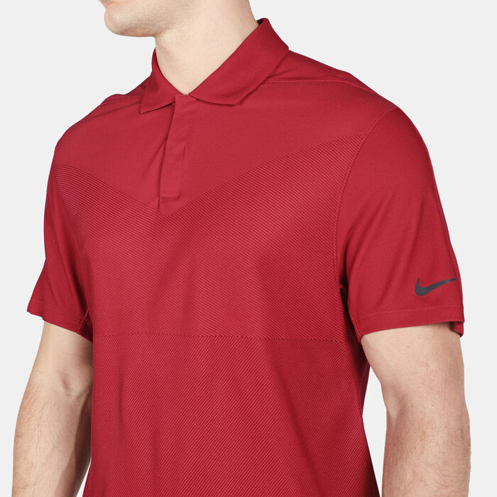 Nike Golf Men's Golf Dri-FIT ADV Tiger Woods Polo Shirt Red Nike Golf Men's Golf Dri-FIT ADV Tiger Woods Polo Shirt Red image number 3