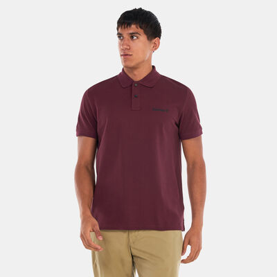Timberland Men's Small Logo Polo Shirt Red Timberland Men's Small Logo Polo Shirt Red