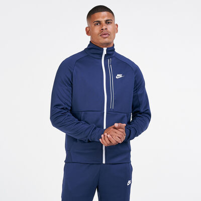 Nike Men's Sportswear N98 Tribute Track Jacket Blue