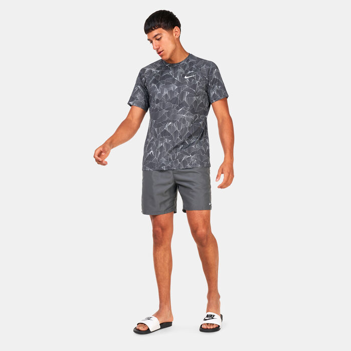 Nike Swim Men's Rashguard Black Nike Swim Men's Rashguard Black image number 2