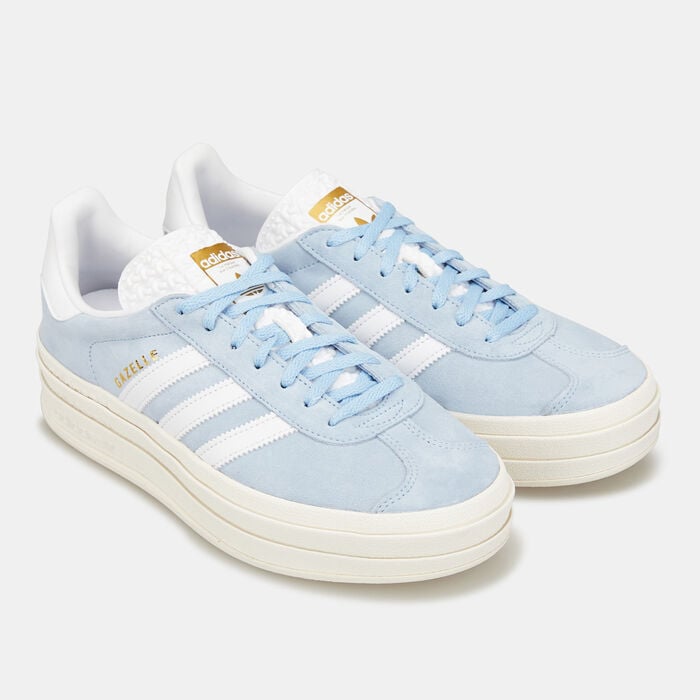 adidas Originals Women's Gazelle Bold Shoes Blue adidas Originals Women's Gazelle Bold Shoes Blue image number 1