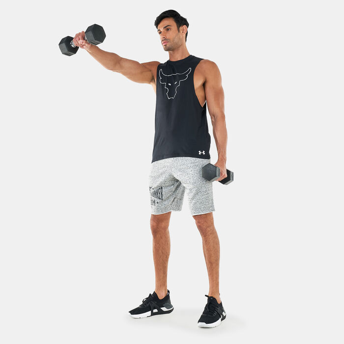 Under Armour Men's UA Project Rock Brahma Bull Tank Top Black Under Armour Men's UA Project Rock Brahma Bull Tank Top Black image number 2