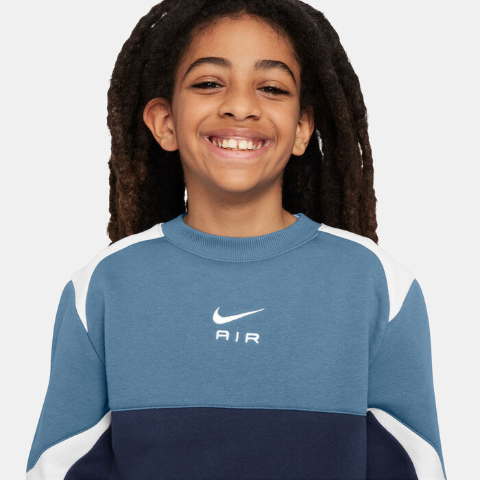 Nike Kids' Air Sweatshirt (Older Kids) Blue image number 2