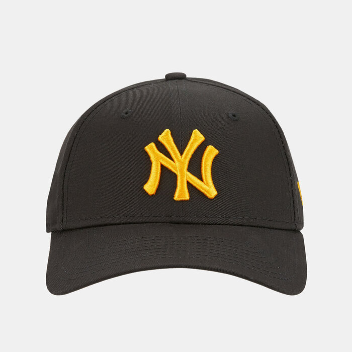 New Era Men's League Essential New York Yankees Logo 9Forty Cap Black image number 0
