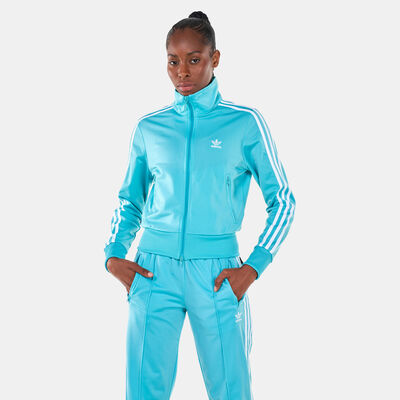 adidas Originals Women's Adicolor Classics Firebird Primeblue Track Jacket Green