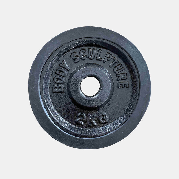 Body Sculpture Rubber Weight Plate (2kg) Multi Body Sculpture Rubber Weight Plate (2kg) Multi image number 0