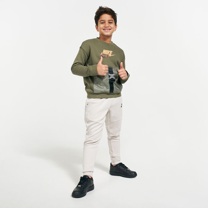 Nike Kids' Sportswear Sweatshirt Brown Nike Kids' Sportswear Sweatshirt Brown image number 2