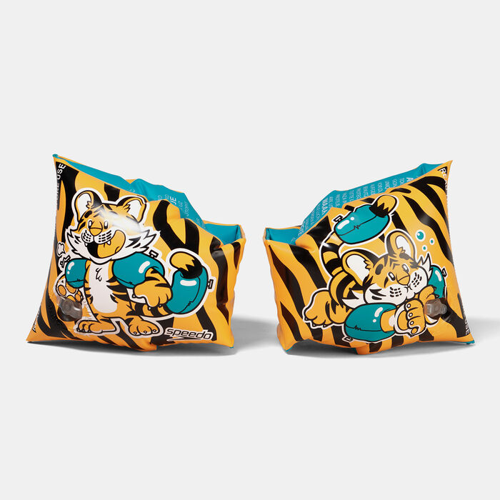 Speedo Kids' Character Printed Swimming Armbands Orange Speedo Kids' Character Printed Swimming Armbands Orange image number 0