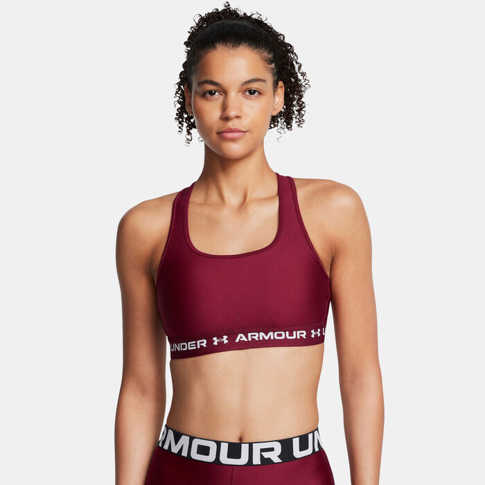 Under Armour Women's Armour Medium-Support Training Sports Bra Red Under Armour Women's Armour Medium-Support Training Sports Bra Red image number 0