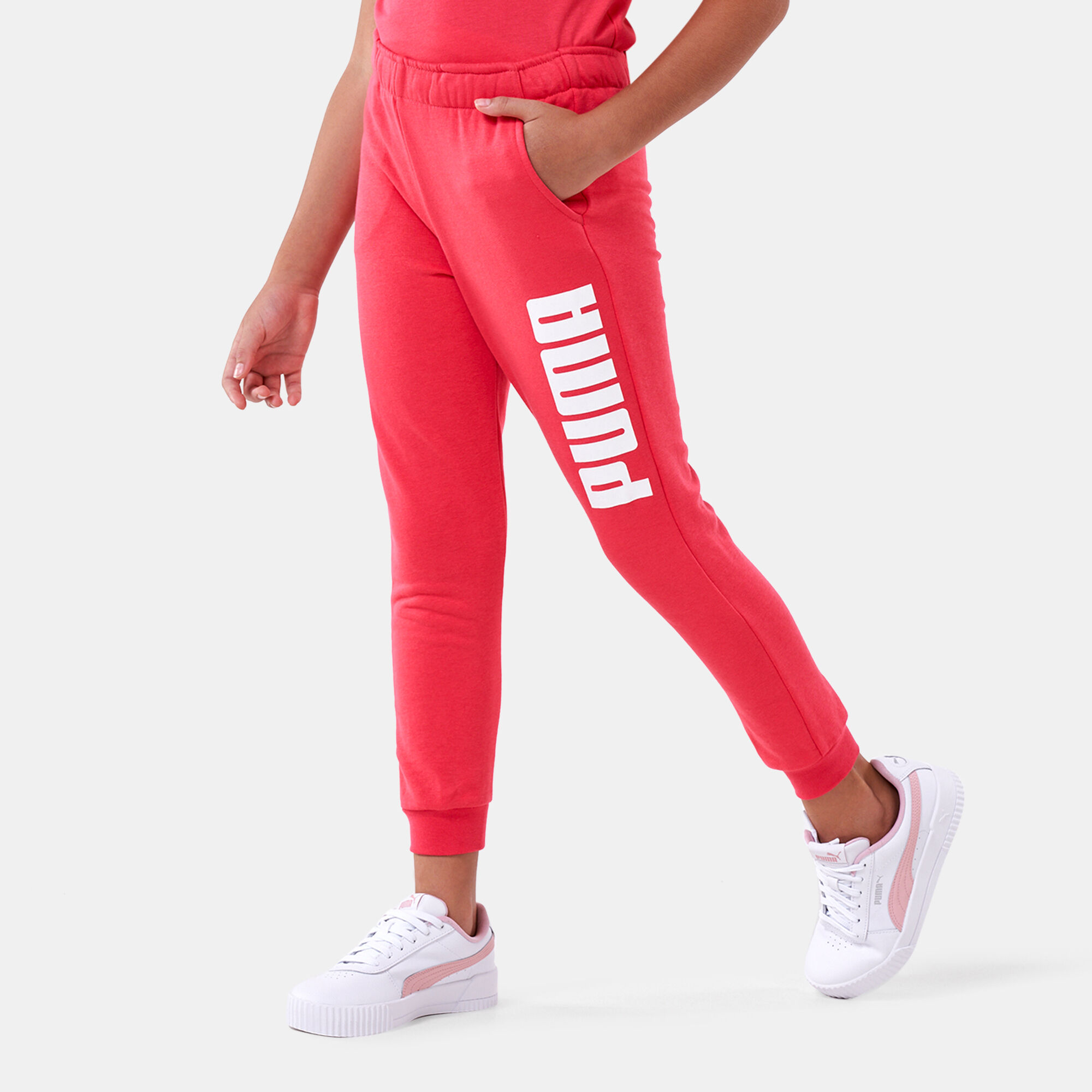 Kids LIL PUMA Sweatpants Younger Kids Pink PUMA in Qatar SSS
