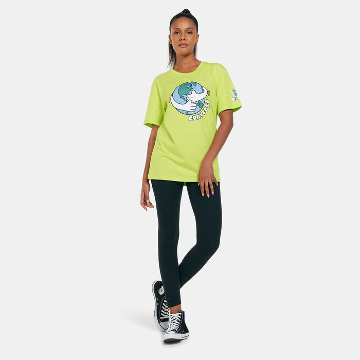 Converse Love Your Mother Center Front T-Shirt Multi Converse Love Your Mother Center Front T-Shirt Multi image number 3