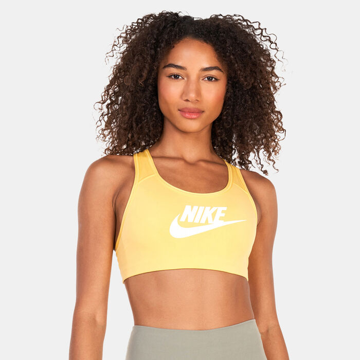 Nike Women's Dri-FIT Swoosh Sports Bra Orange image number 0