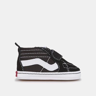 Vans Kids' Sk8-Hi Crib Shoe (Baby & Toddler) Black Vans Kids' Sk8-Hi Crib Shoe (Baby & Toddler) Black