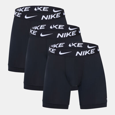 Nike Men's Long Boxers (3 Pack) Black Nike Men's Long Boxers (3 Pack) Black