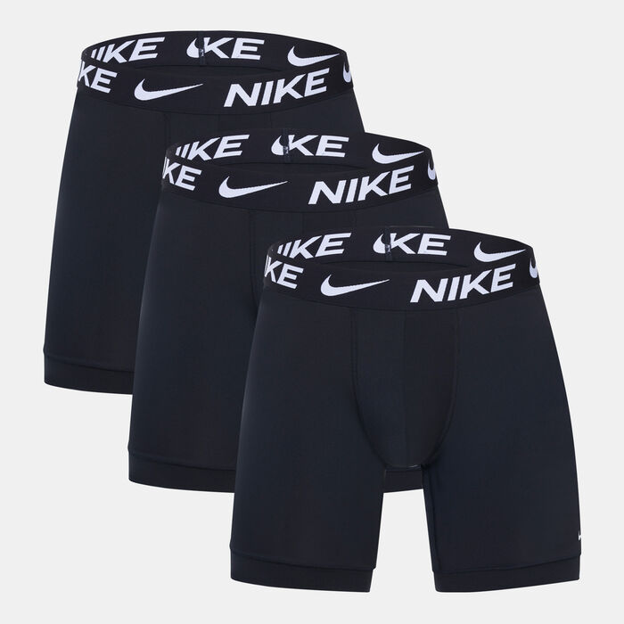 Nike Men's Long Boxers (3 Pack) Black Nike Men's Long Boxers (3 Pack) Black image number 0