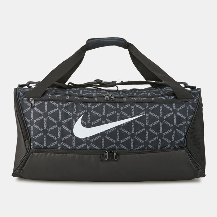 Nike Brasilia 9.0 Allover Print Medium Duffel Bag Black Nike Brasilia 9.0 Allover Print Medium Duffel Bag Black image number 0