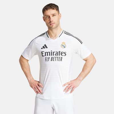 adidas Men's Real Madrid Authentic Home Football Jersey - 2024/25 White