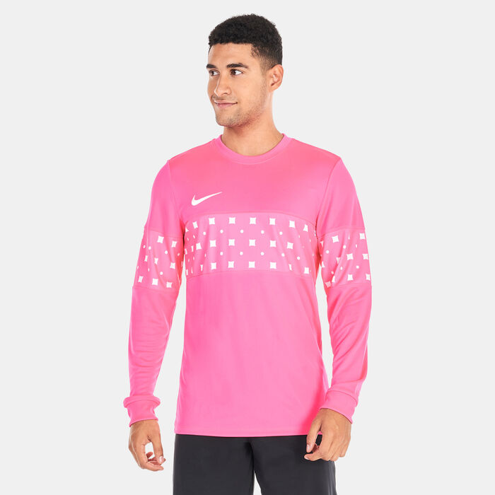Nike Men's FC Dri-FIT Libero Graphic Long-Sleeve Football Top Pink Nike Men's FC Dri-FIT Libero Graphic Long-Sleeve Football Top Pink image number 0