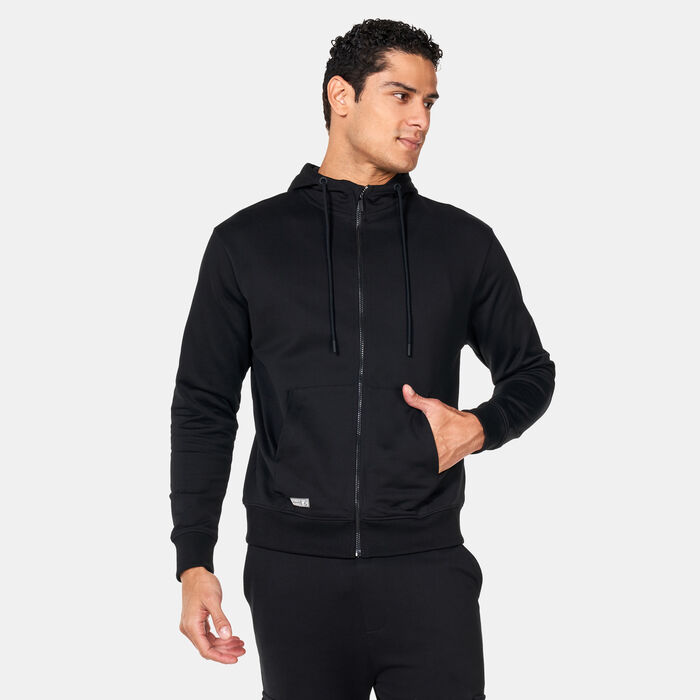 Sun and Sand Sports Men's Zipper Hoodie Black Sun and Sand Sports Men's Zipper Hoodie Black image number 0