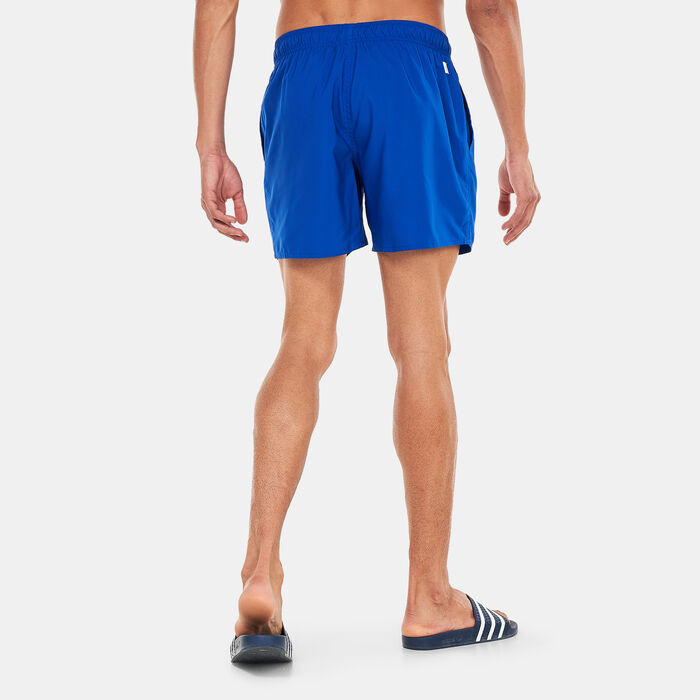 adidas Men's Short Length Solid Swim Shorts Blue adidas Men's Short Length Solid Swim Shorts Blue image number 1