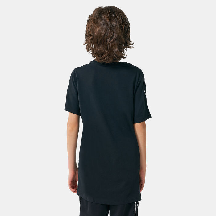 Nike Kids' Sportswear Repeat T-Shirt Black Nike Kids' Sportswear Repeat T-Shirt Black image number 1