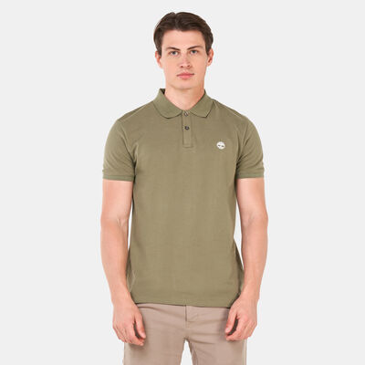 Timberland Men's Millers River Pique Polo Shirt Beige