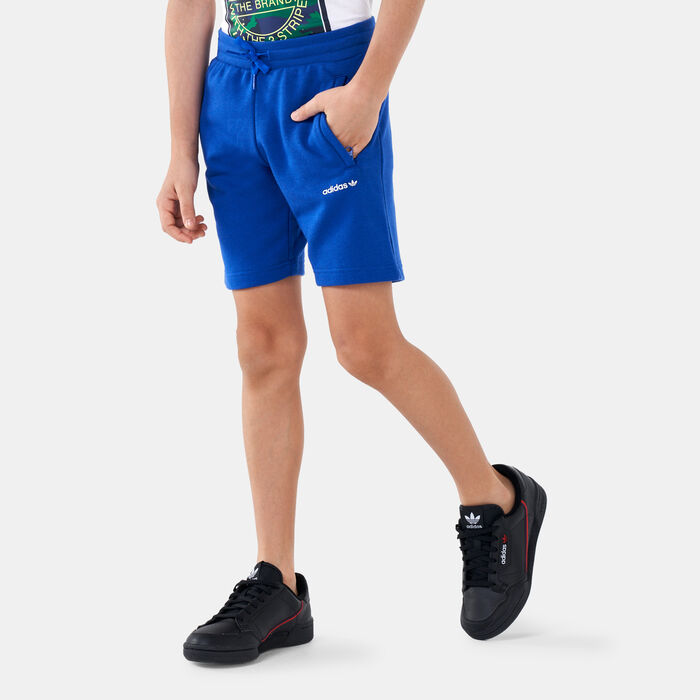 adidas Originals Kids' Adicolor Shorts Blue adidas Originals Kids' Adicolor Shorts Blue image number 0